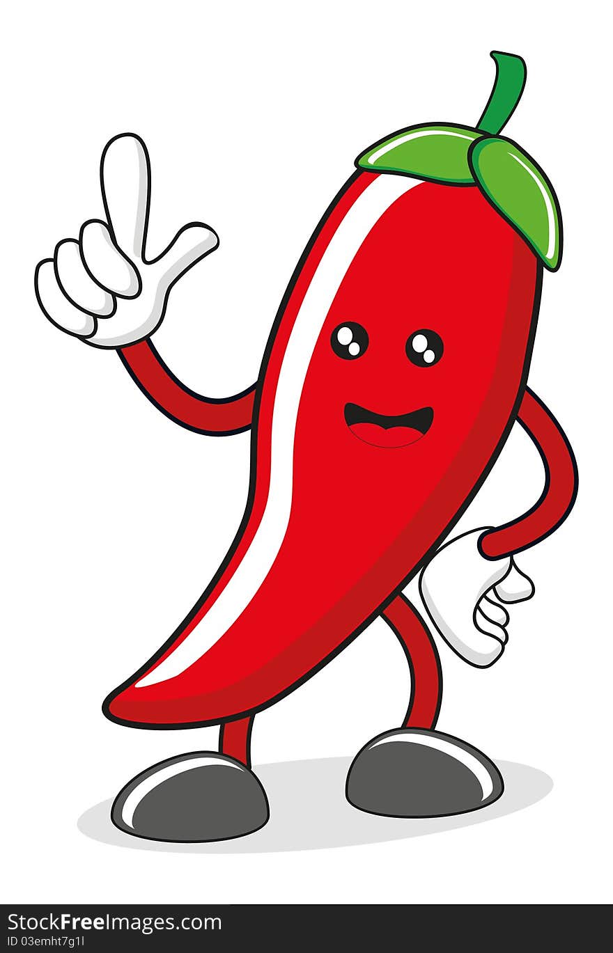 Illustration of hot spicy created by vector