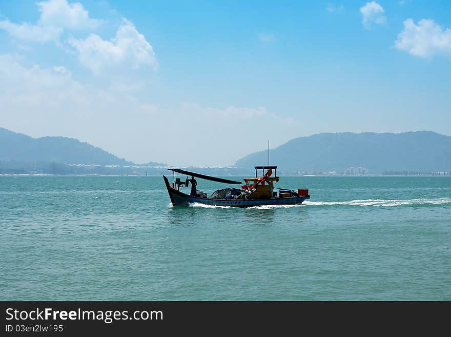 Small fishing boat