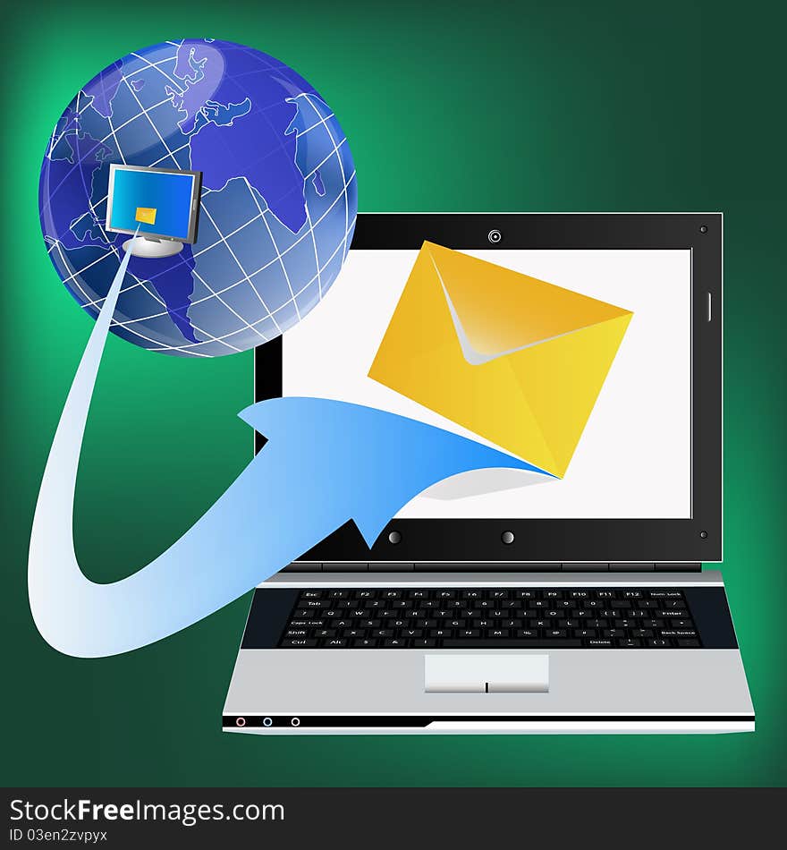 E-mail to deliver the message from any point of globe. E-mail to deliver the message from any point of globe