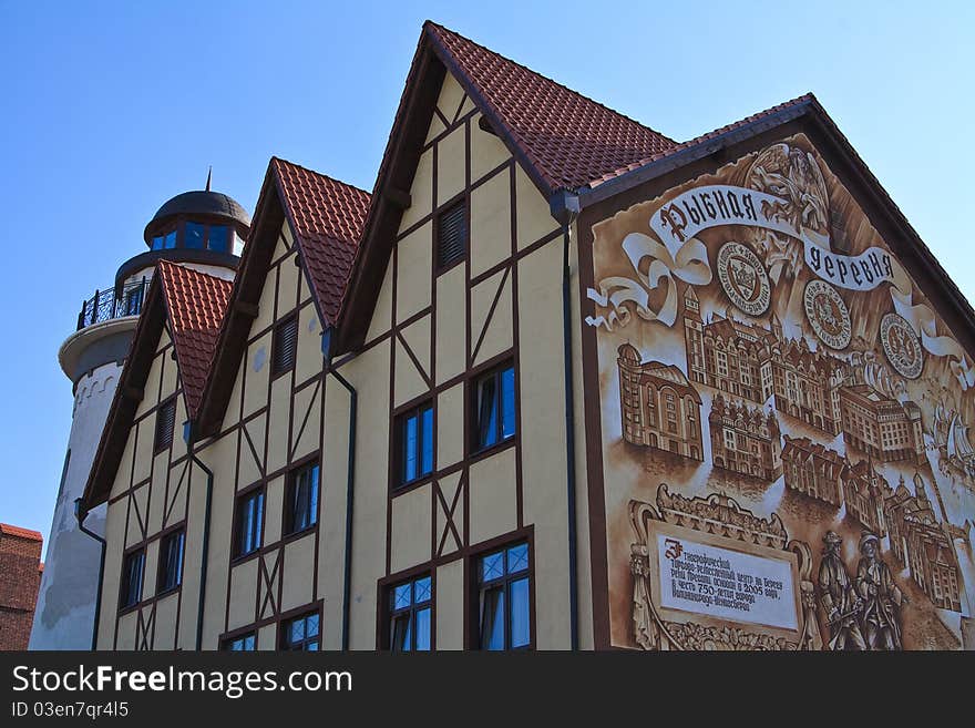 Houses in the old german style