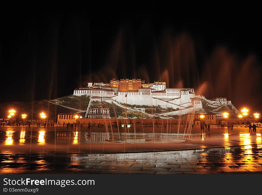 Potala Palace Night