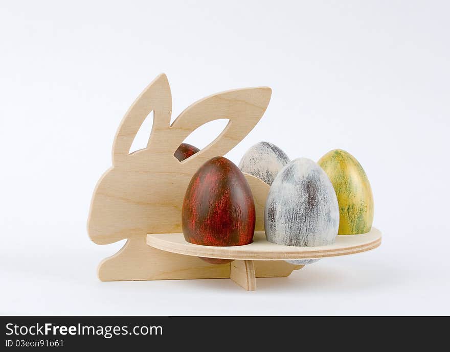 Wooden rabbit