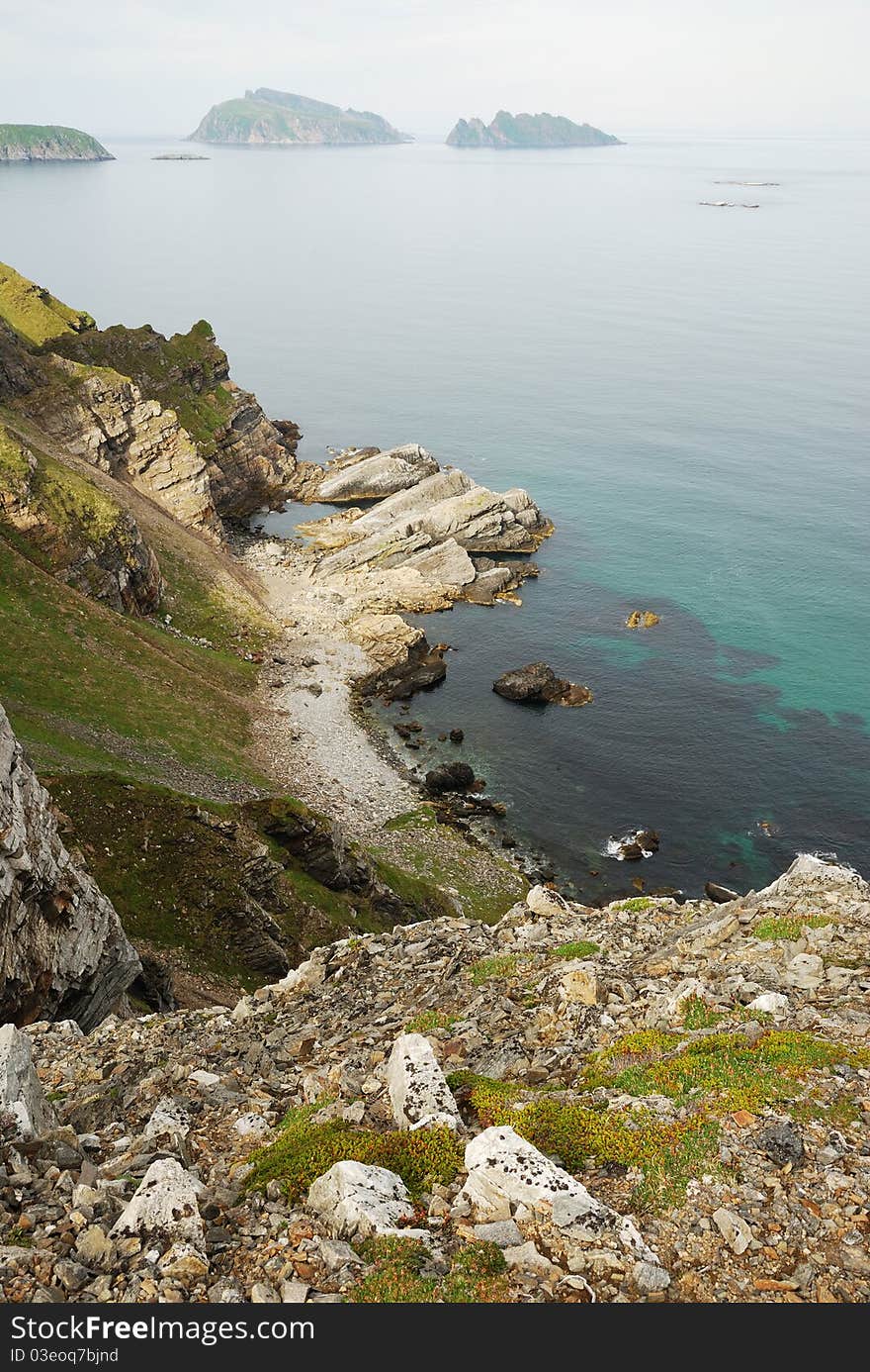 Stony Littoral Of Summer Soroya From Above.