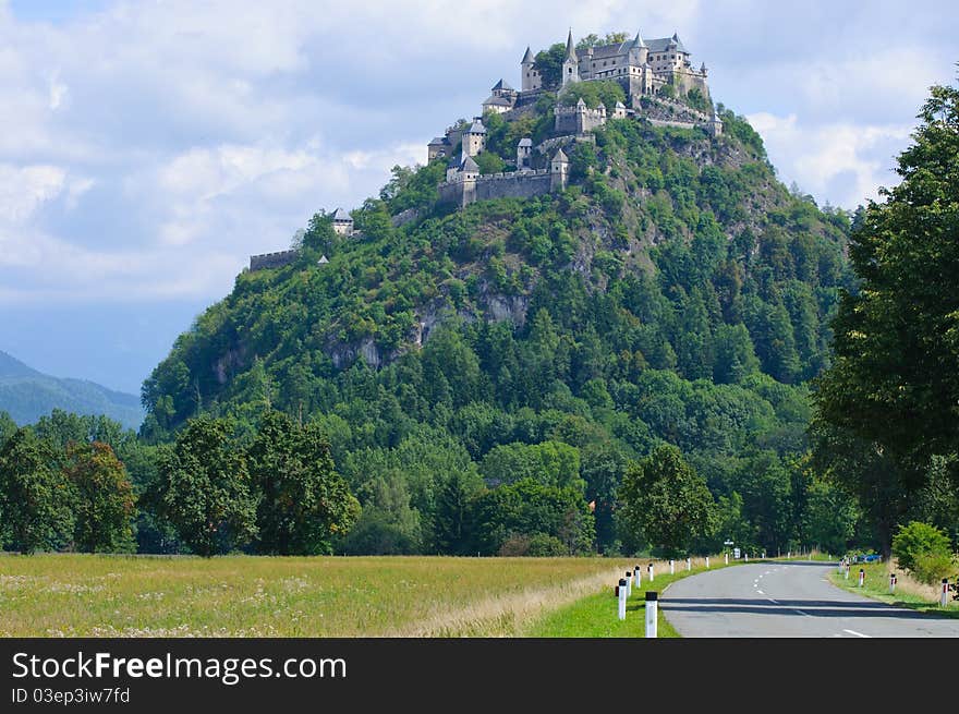 Medieval Castle Hohostervits, Austria, Krnten