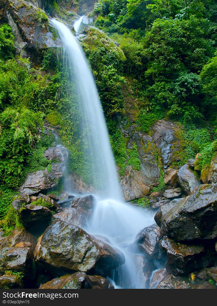 Waterfall The Seven Sisters