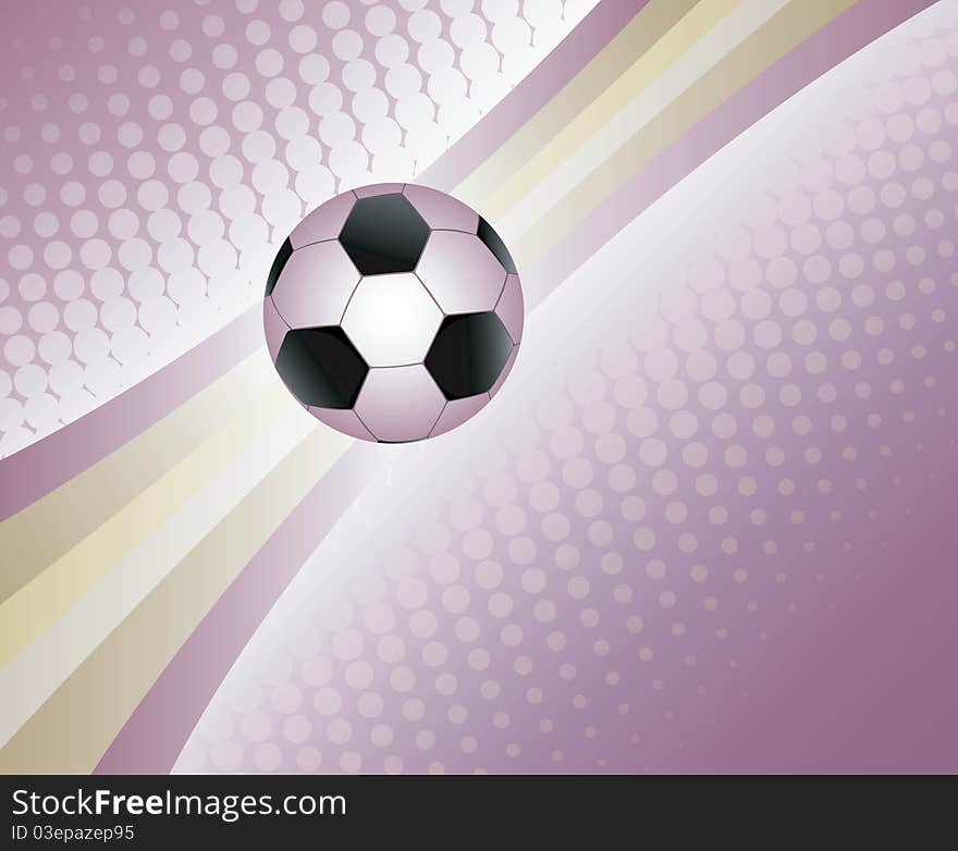 Soccer ball background.