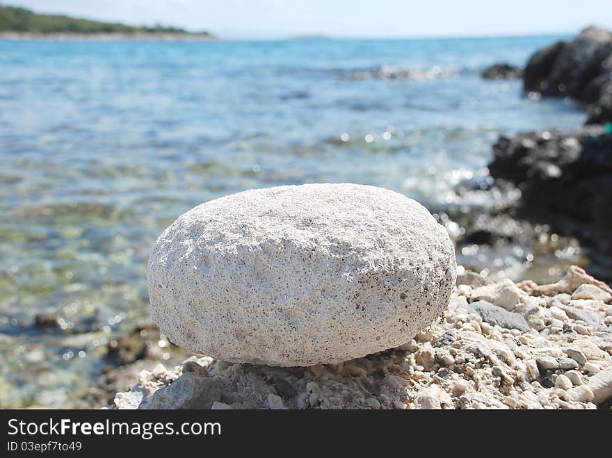 Stone and sea