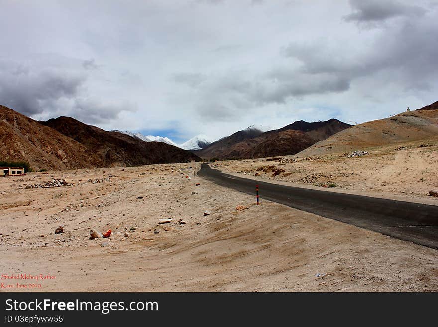 High altitude road