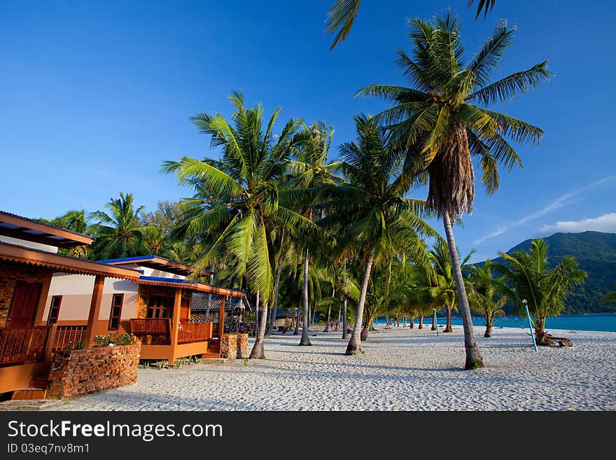 Resort on the beach of Thailand