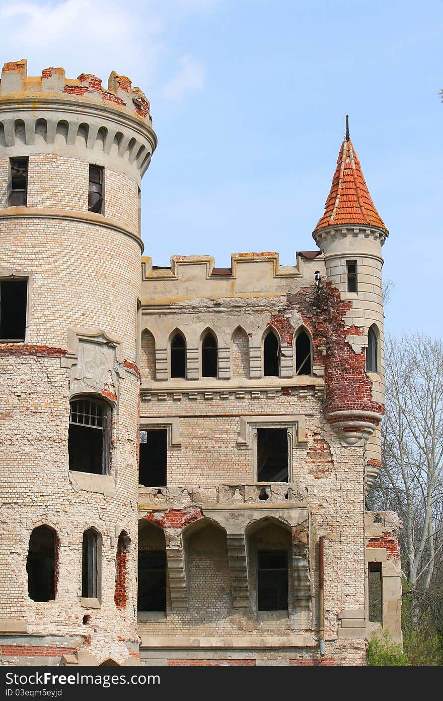 Abandoned castle near Vladimir, Russia. Abandoned castle near Vladimir, Russia.