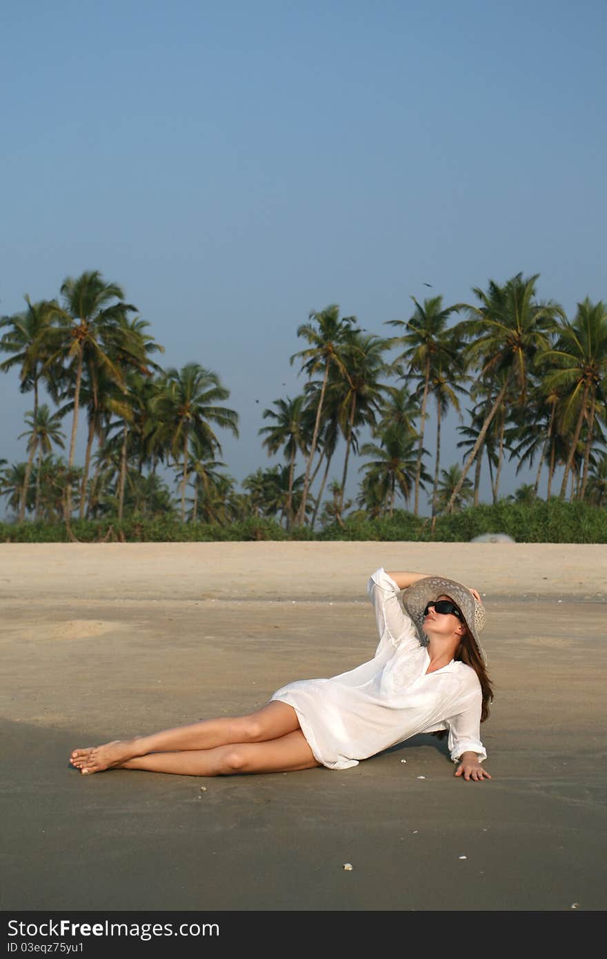 Woman On The Beach