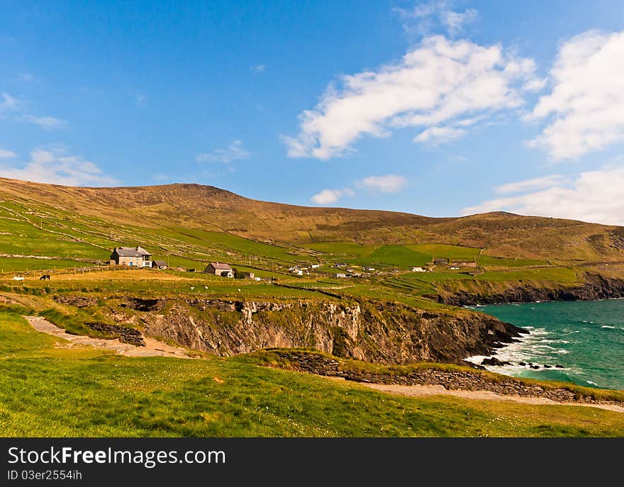 Cliffs on  Dingle Peninsula, Ireland