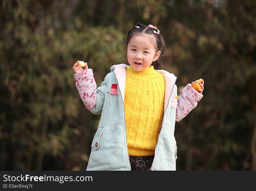 Girls playing in the sun,taken in february 2011 asia china. Girls playing in the sun,taken in february 2011 asia china