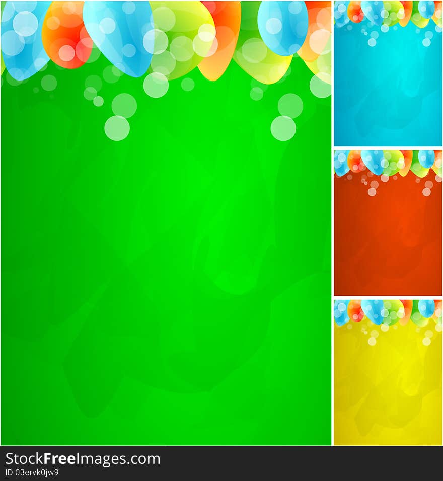 Glass shapes background