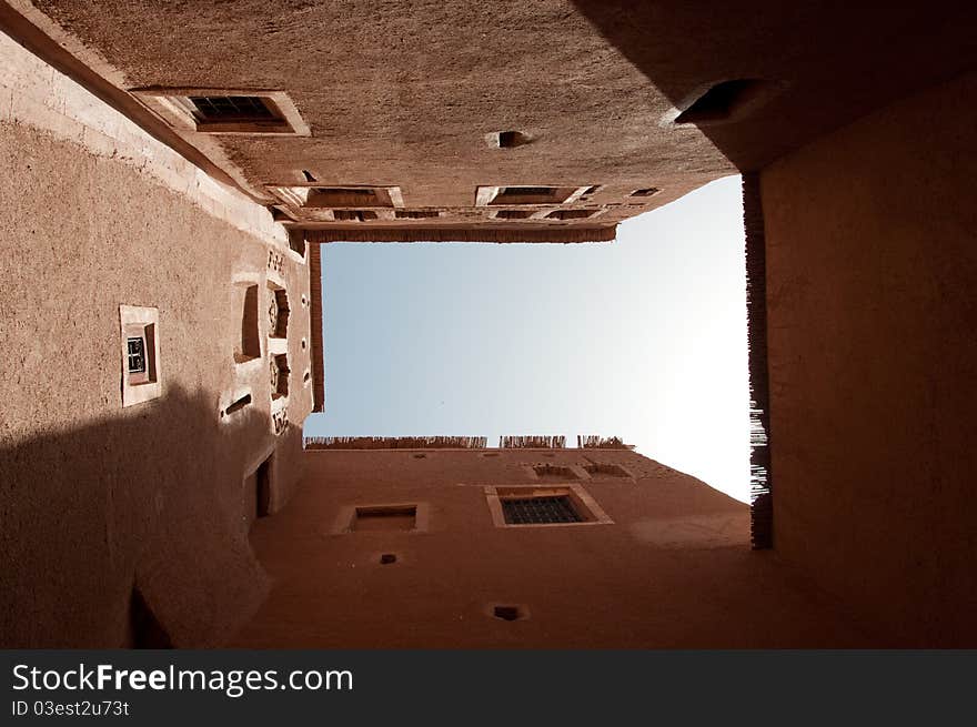 View inside Taourirt Kasbah