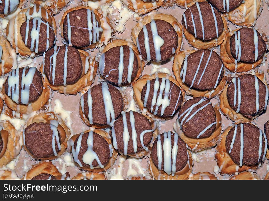 Set of Cookies a mushroom suitable as background