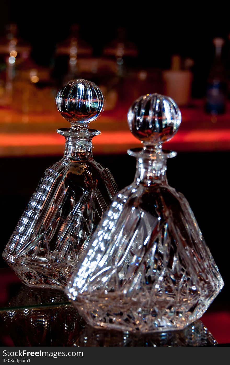 Crystal Liquor Container