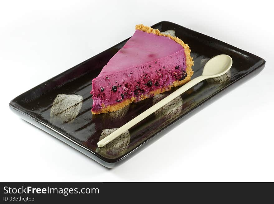 Blackberry cheesecake