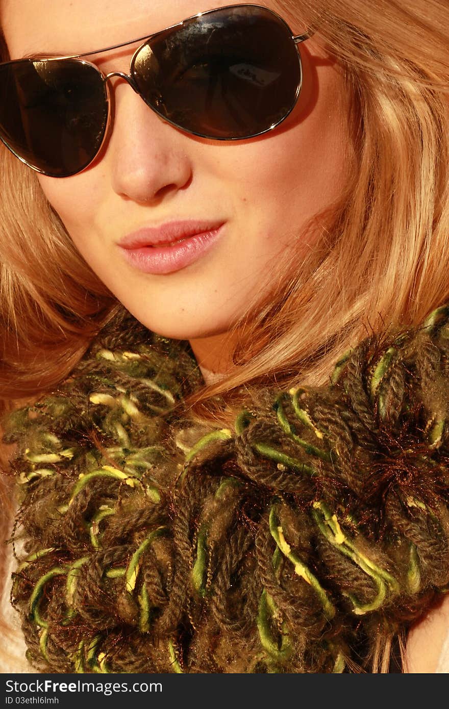 Girl with sunglasses 3