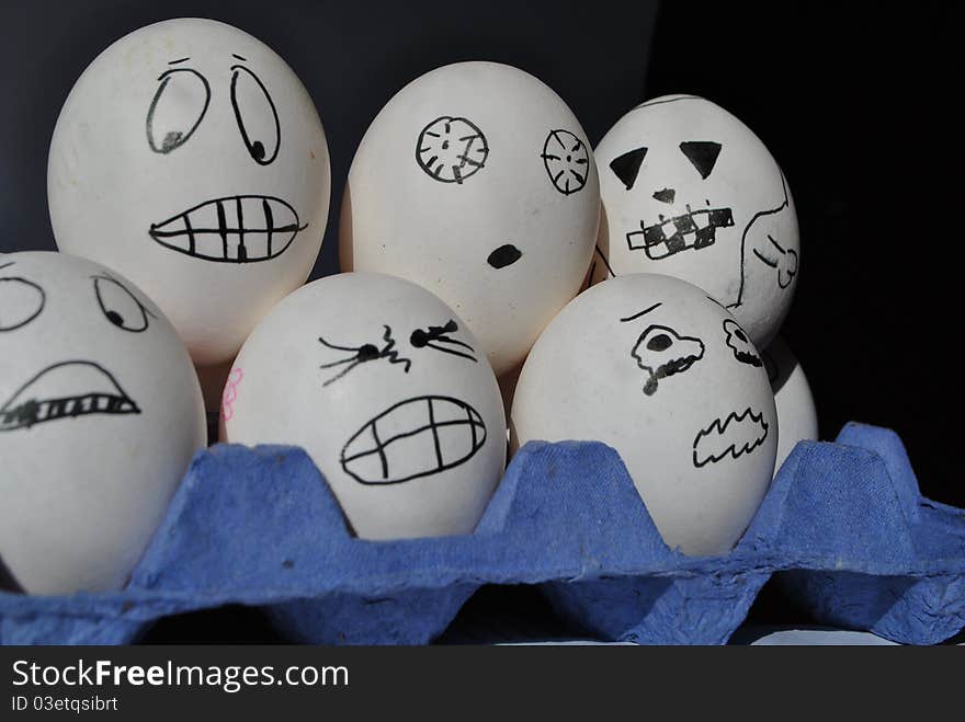 Eggs are scared of close dead