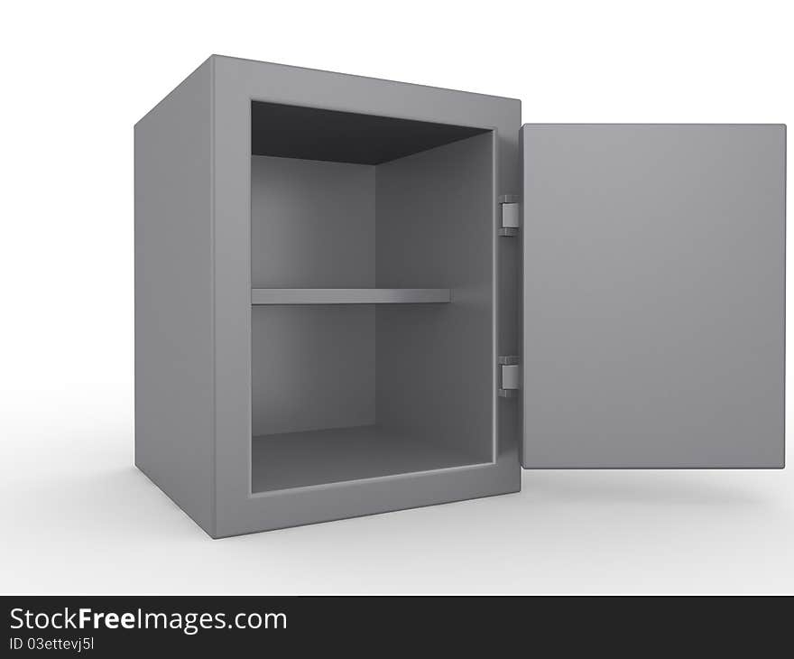 Bank Safe in 3D style