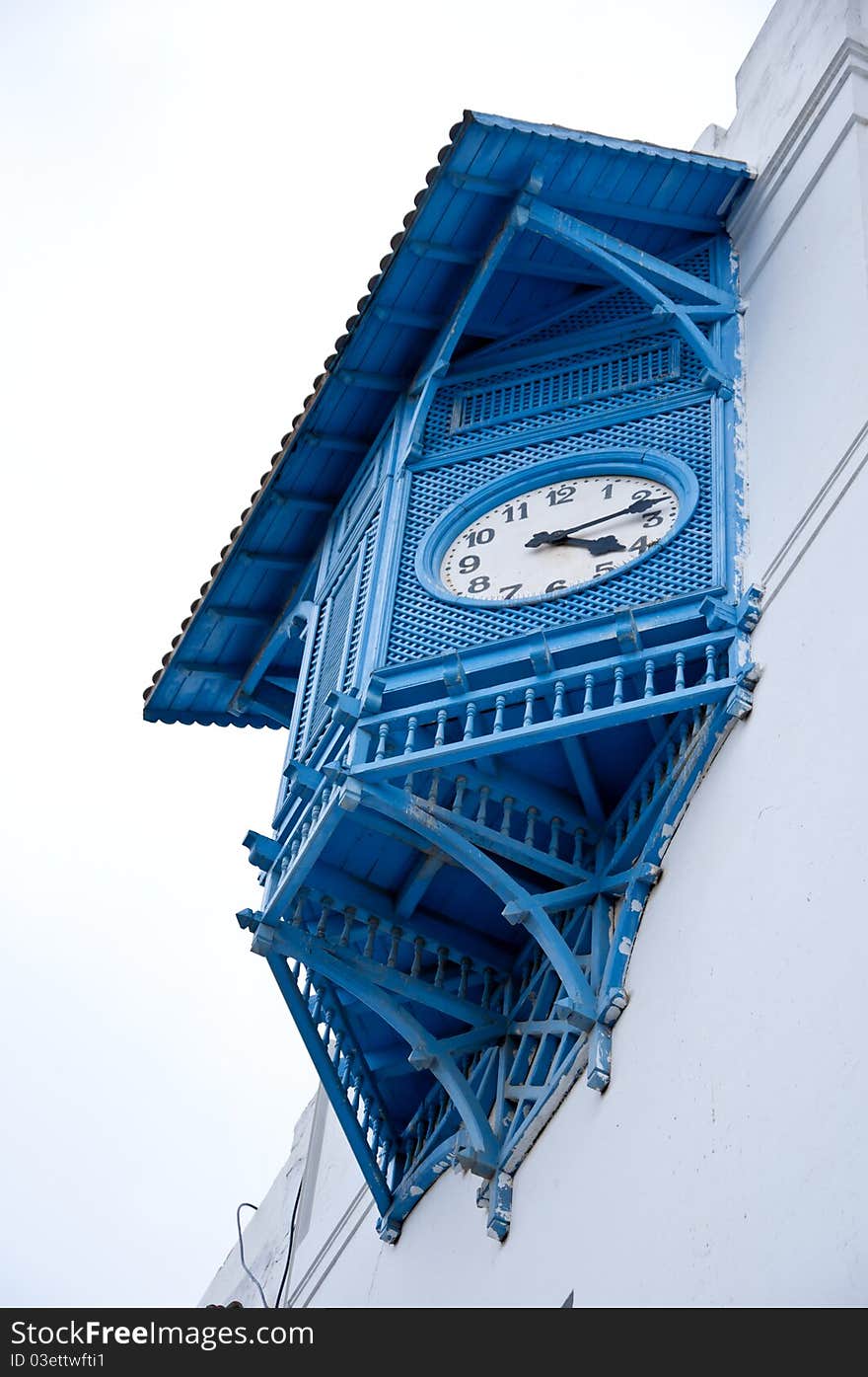 Tunisian Outdoor Clock