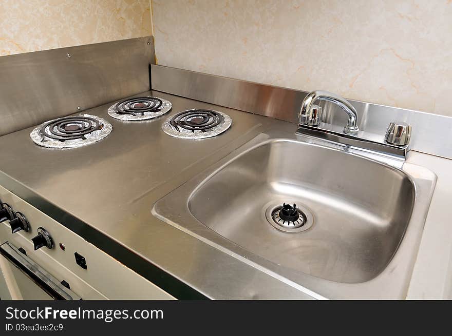 Stove And Wash Basin