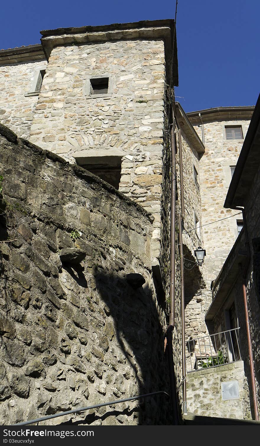 Detail of bagnone,little village in lunigiana,italy