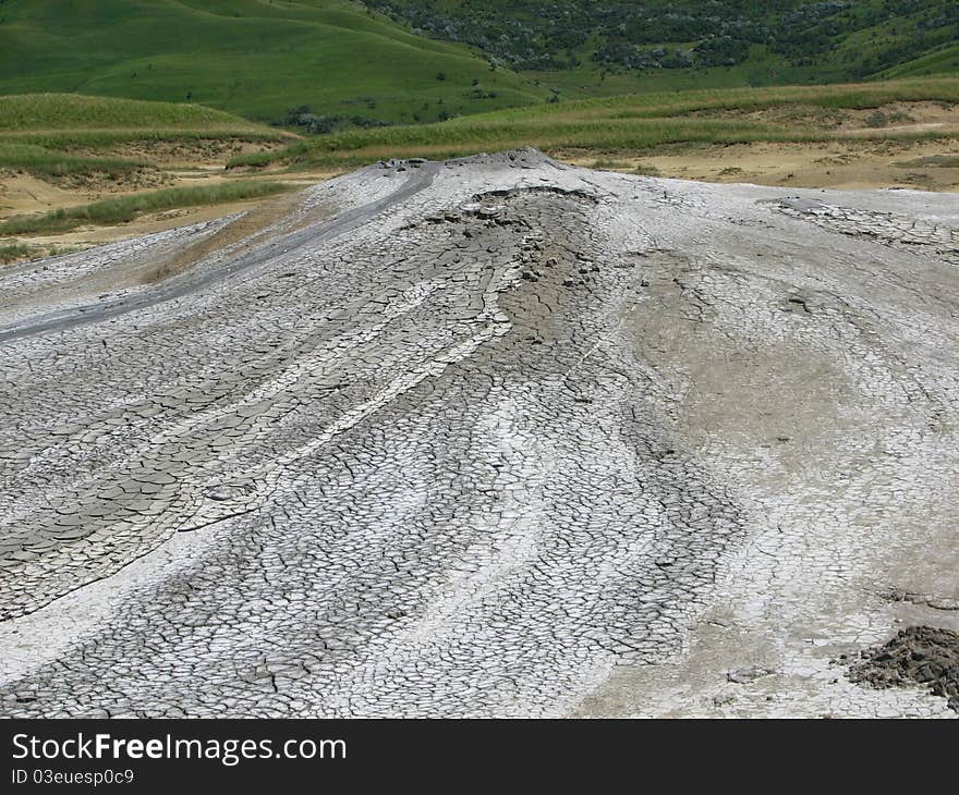 Dried mud