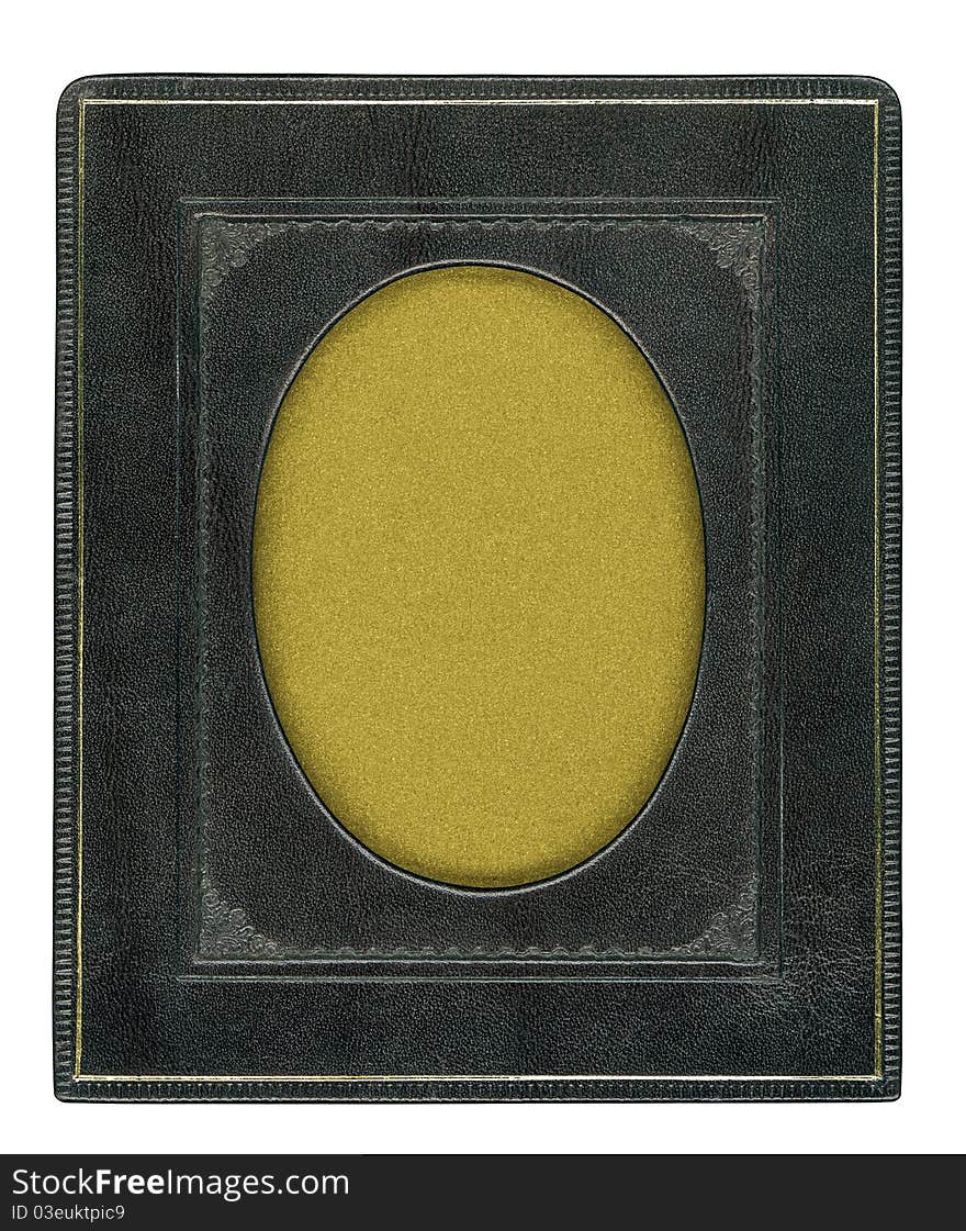 Leather decorative empty picture frame. Includes clipping path for easily inserting an image inside the frame. See also. Leather decorative empty picture frame. Includes clipping path for easily inserting an image inside the frame. See also.