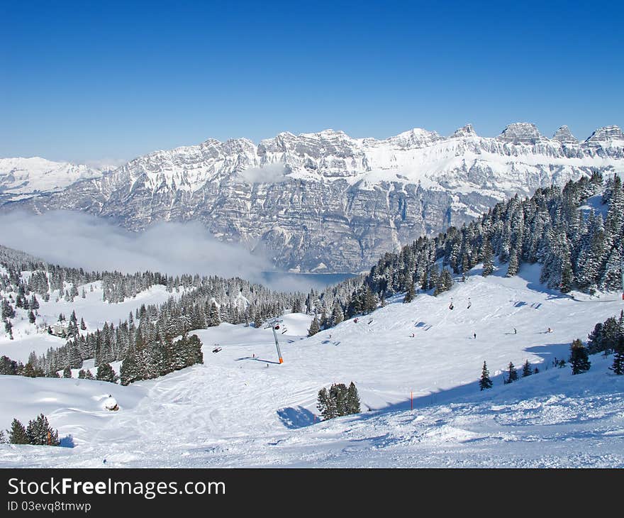 Skiing Slope