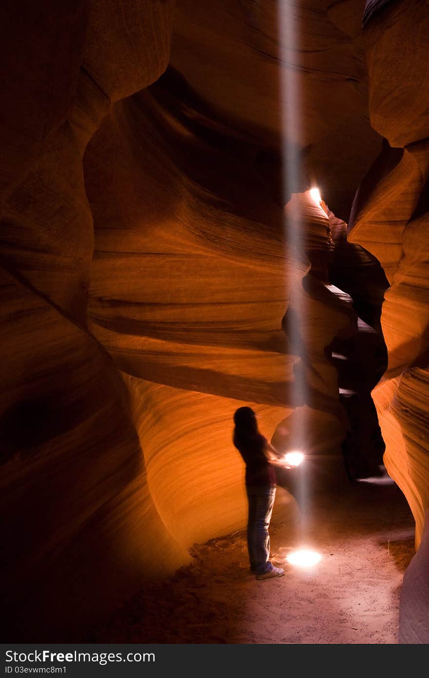 All natural light at the Antelope Canyon in Arizona, USA. All natural light at the Antelope Canyon in Arizona, USA.