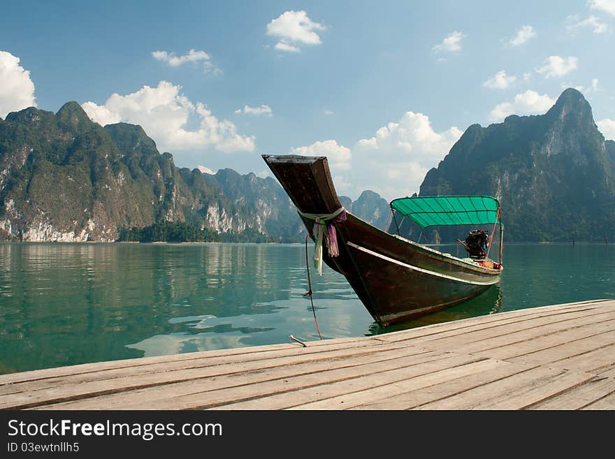 Long tailed boat in Thailand