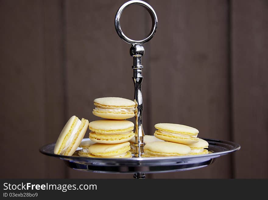 Yellow Macarons