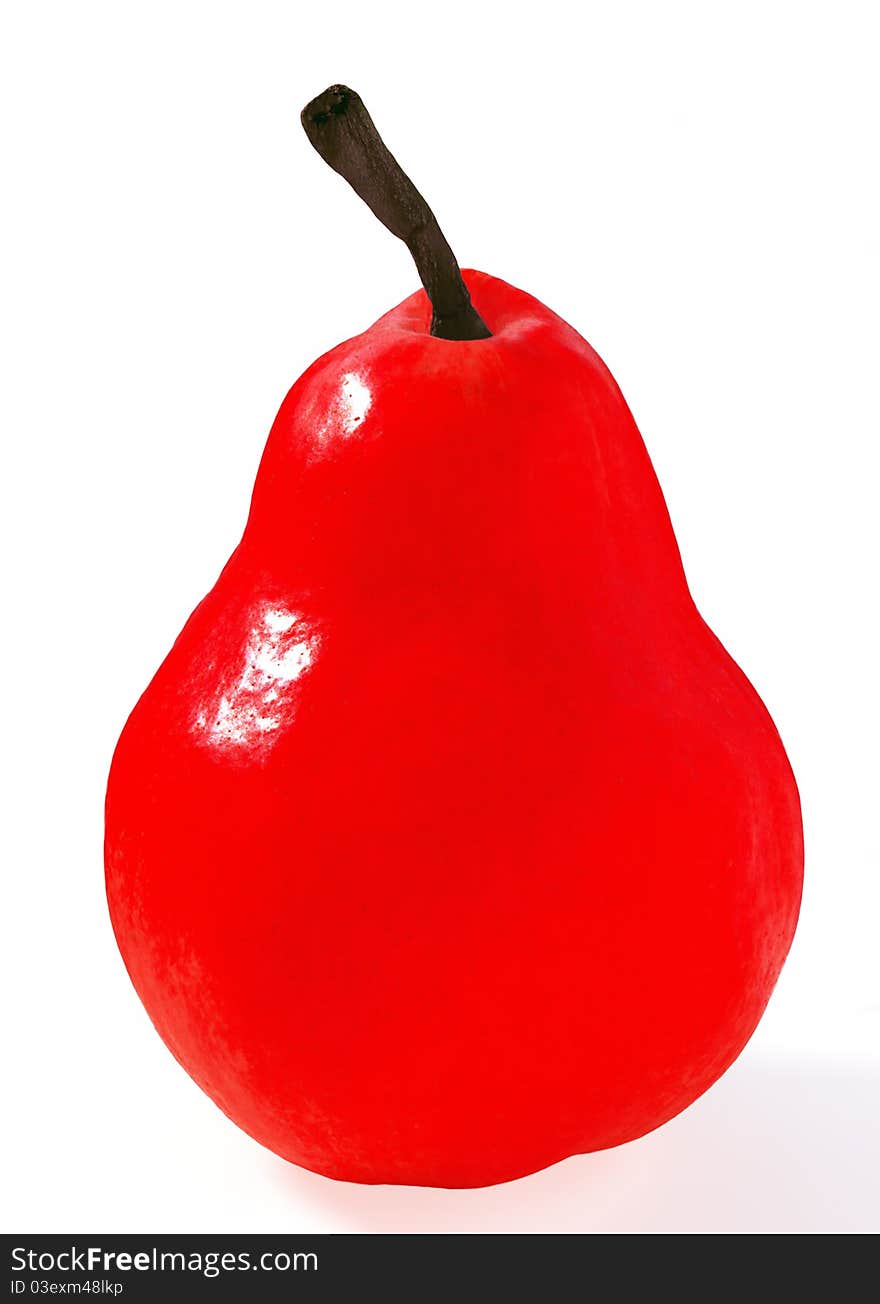 Red Pear. Abstraction