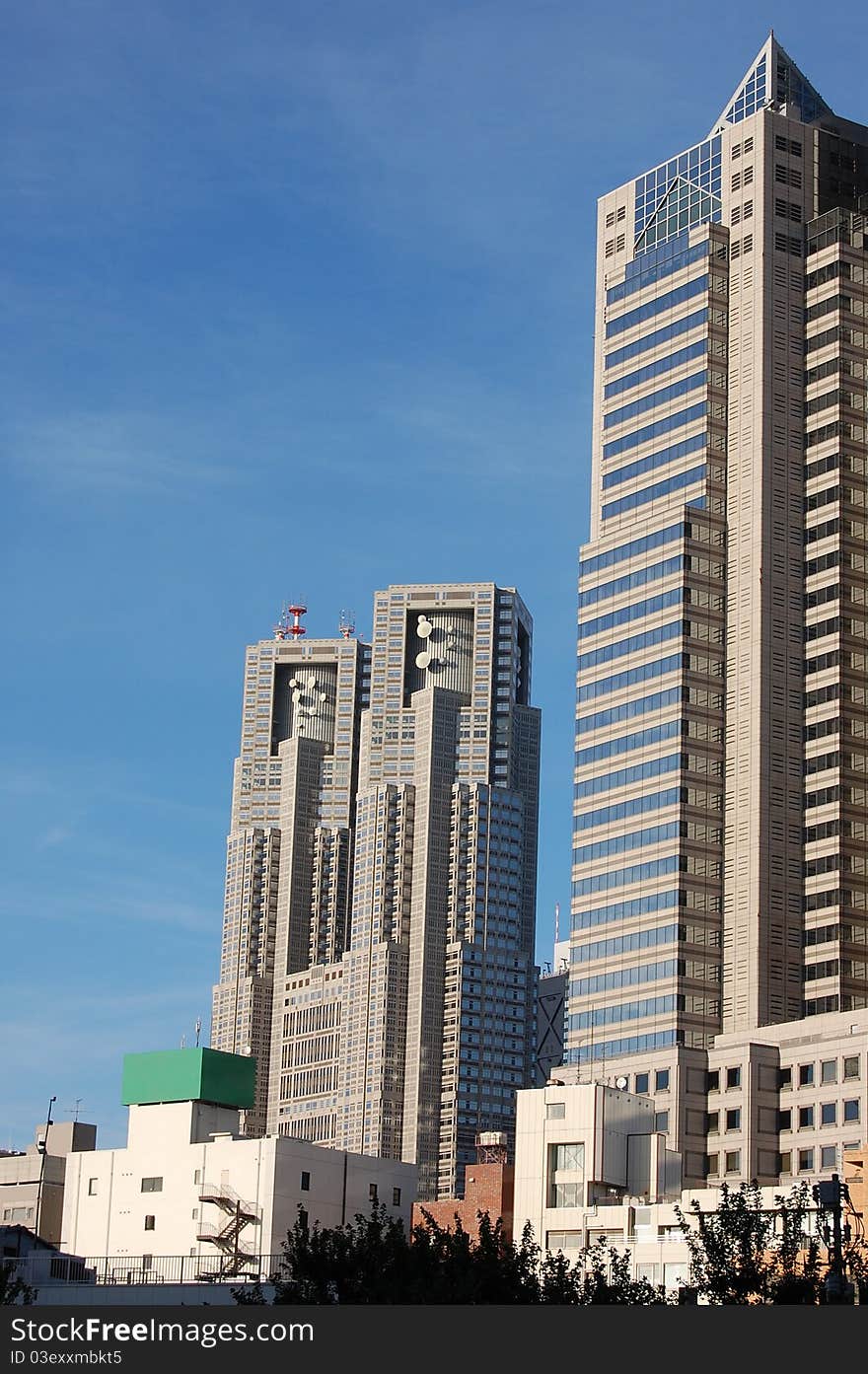 Metropolitan goverment buildings in tokyo