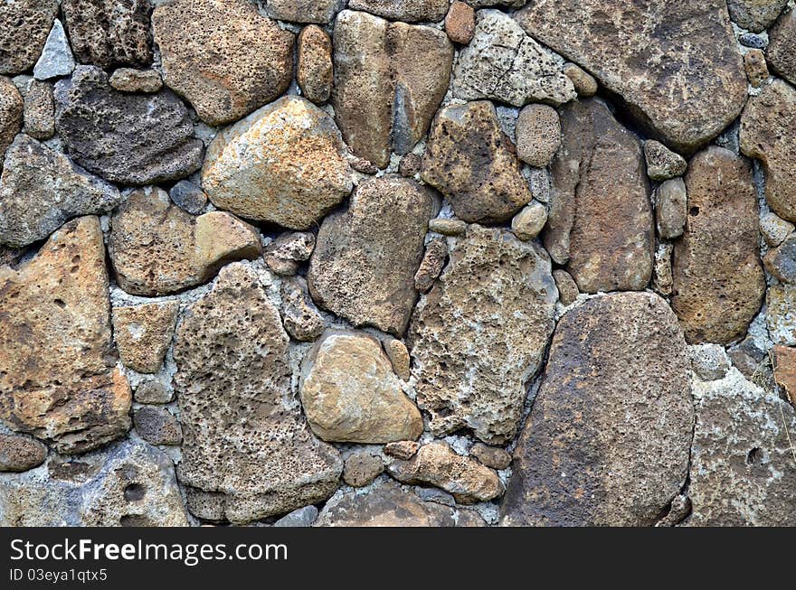 Background Texture Of A Stone Wall