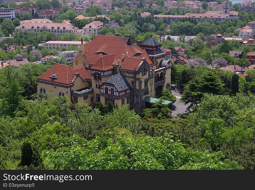 Ancient Castle in city