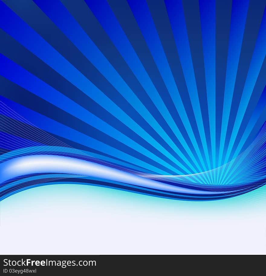 Abstract background blue decorative design digital fantasy futuristic graphic illustration