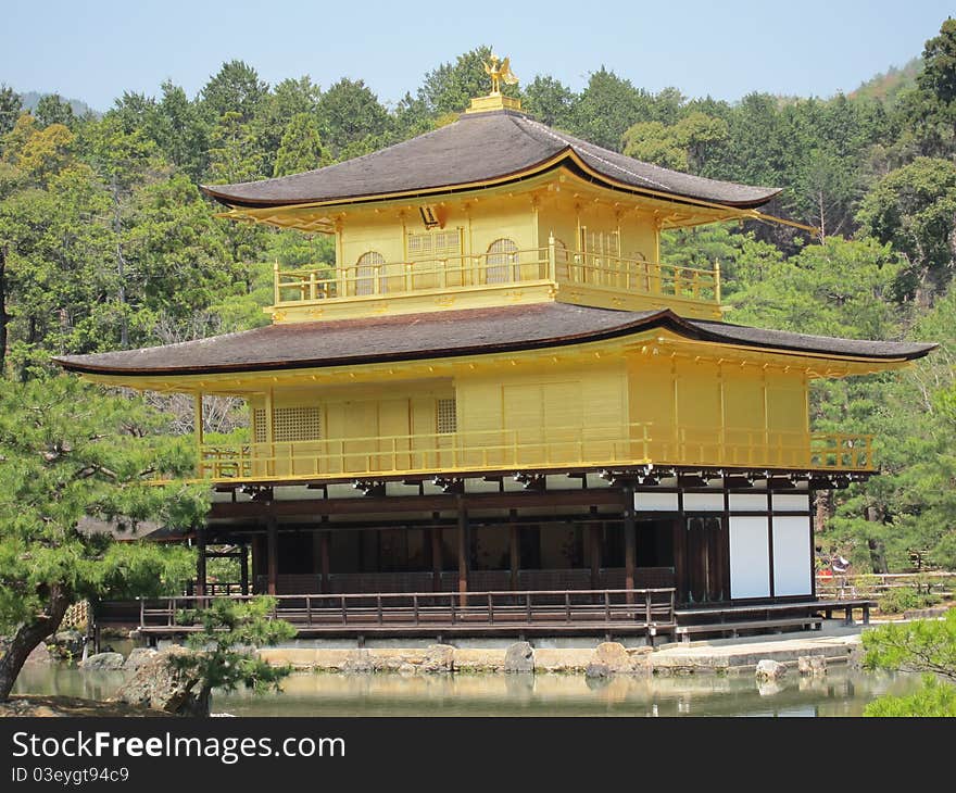 Kinkakuji Temple Of Kyoto