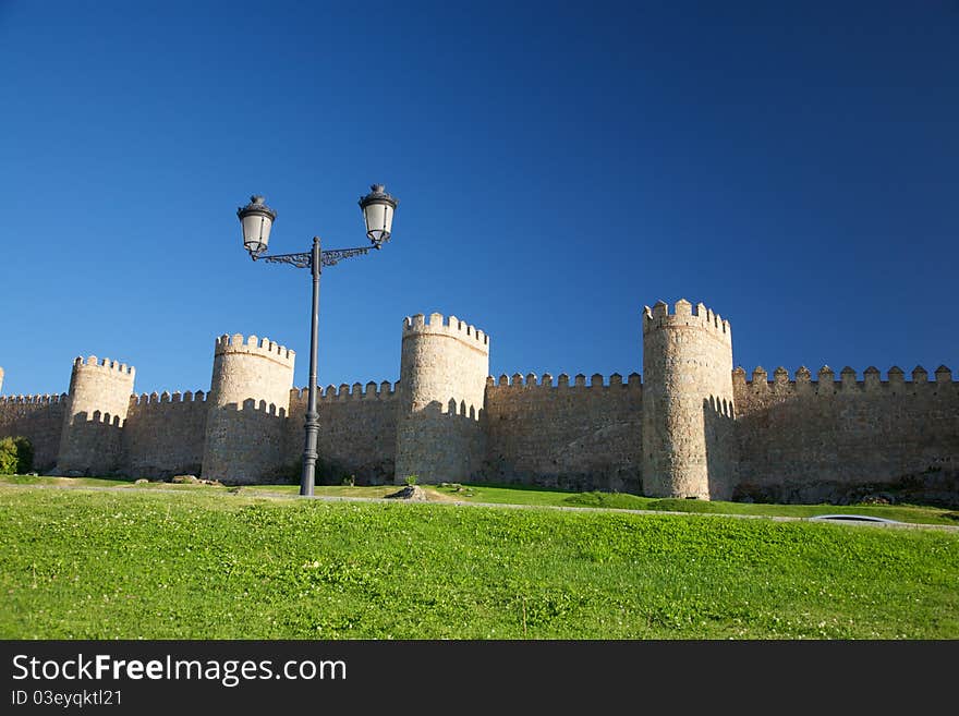 Lamppost and turret