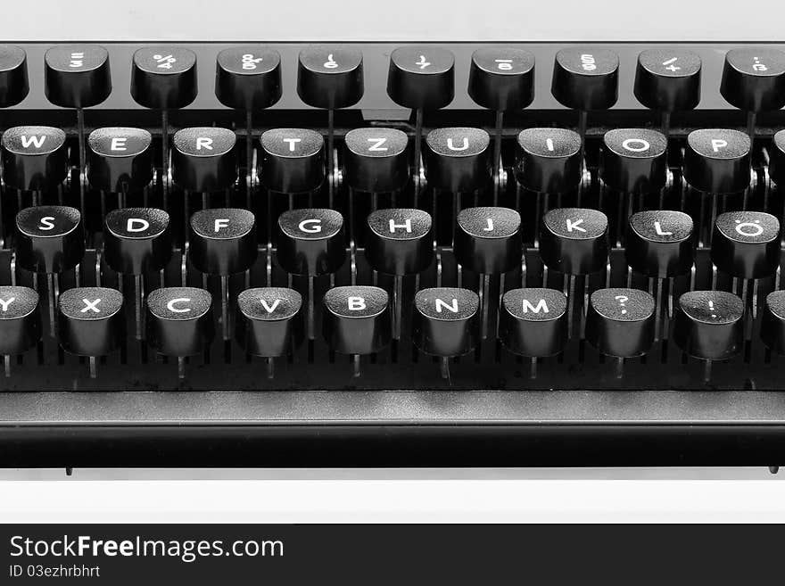 Typewriter Keys