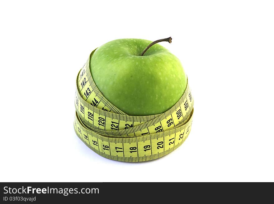 Apple With Measuring Tape