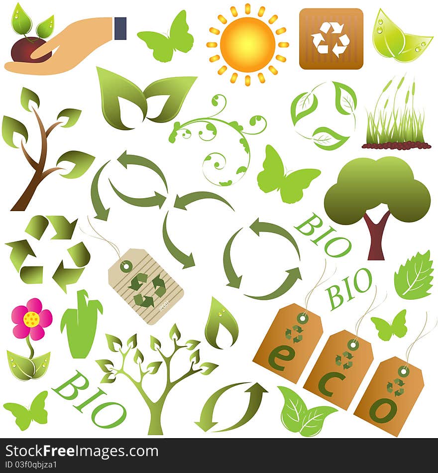 Eco And Environment Symbols