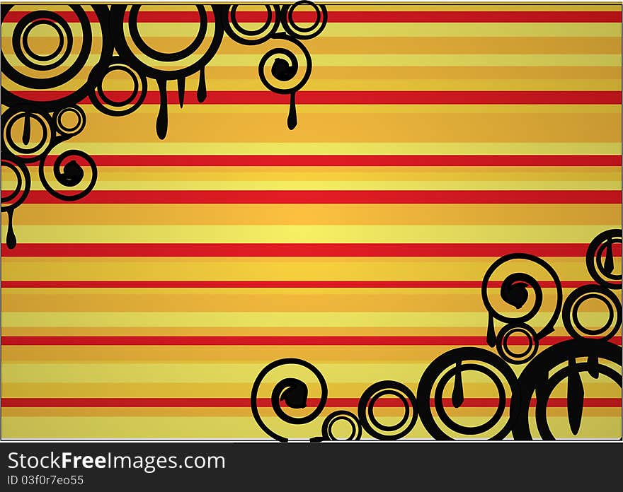 Abstract background, which shows the stripes and swirls