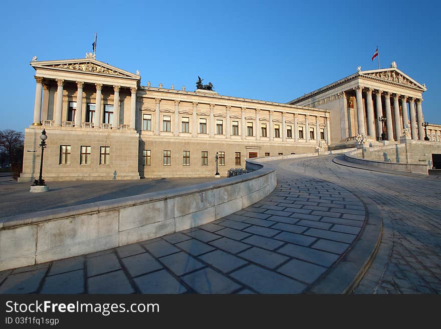 Austrian Parliament in Vienna