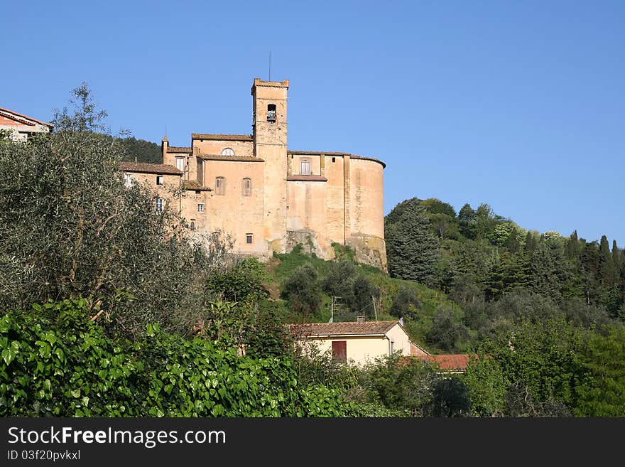 Tuscan old church