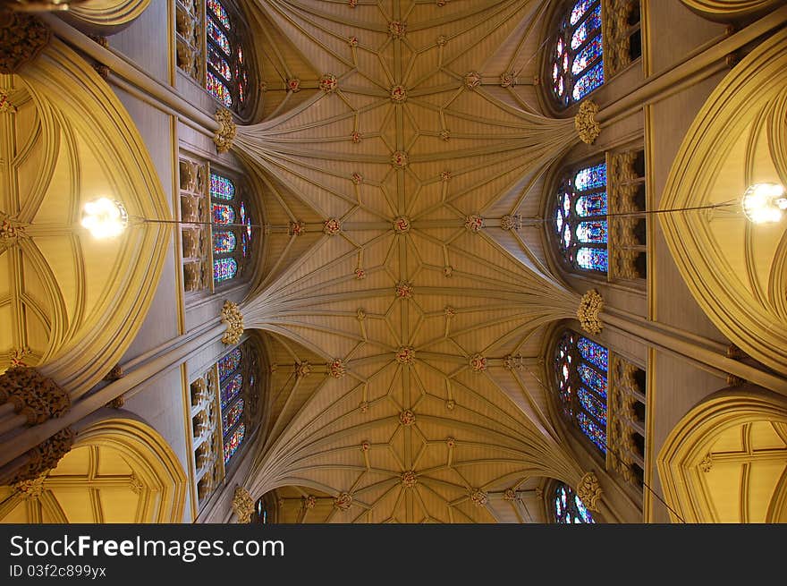 Ceiling of a church