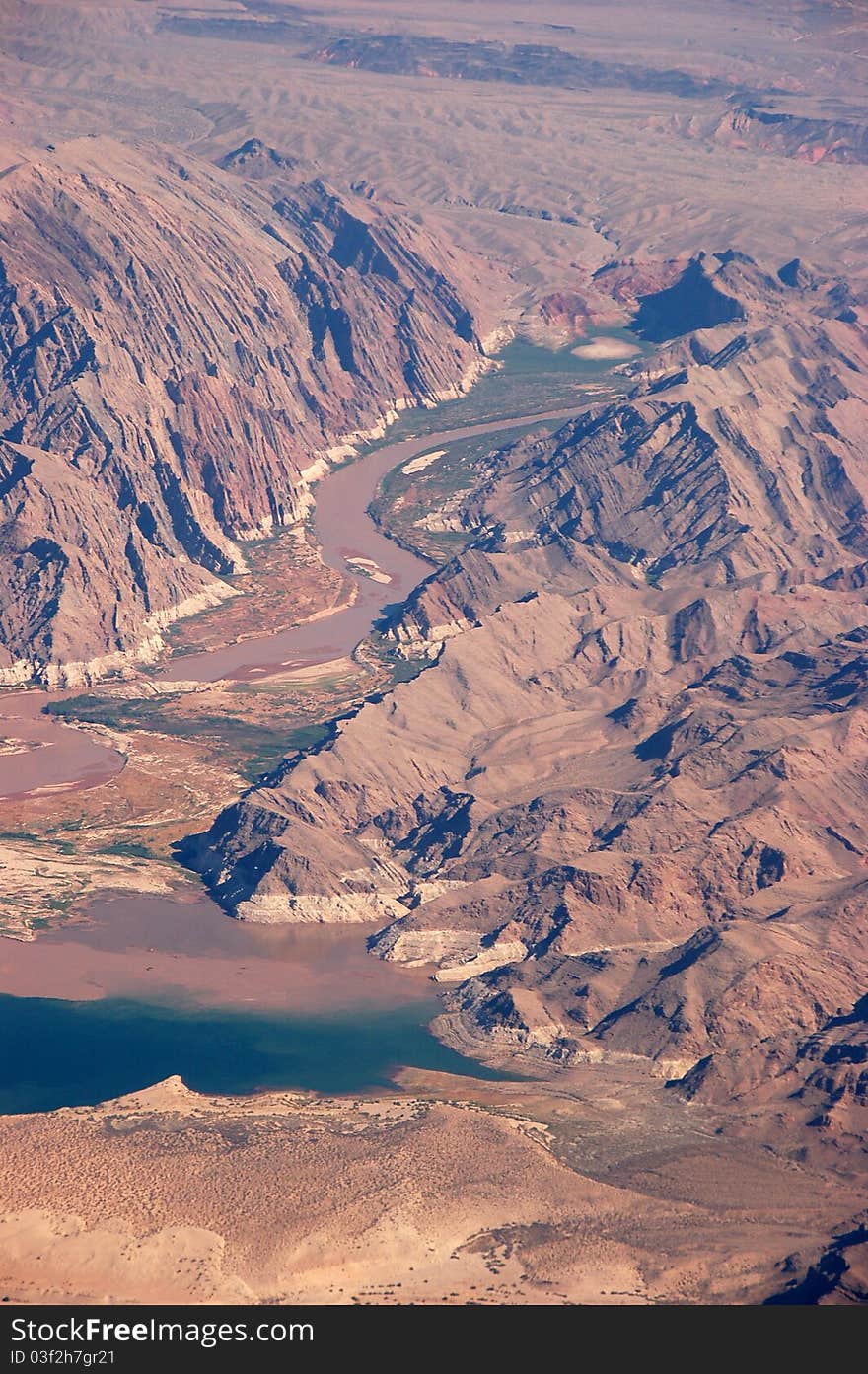 Aerial view of Grand Canyon