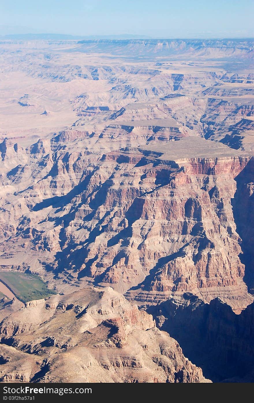 Aerial view of Grand Canyon